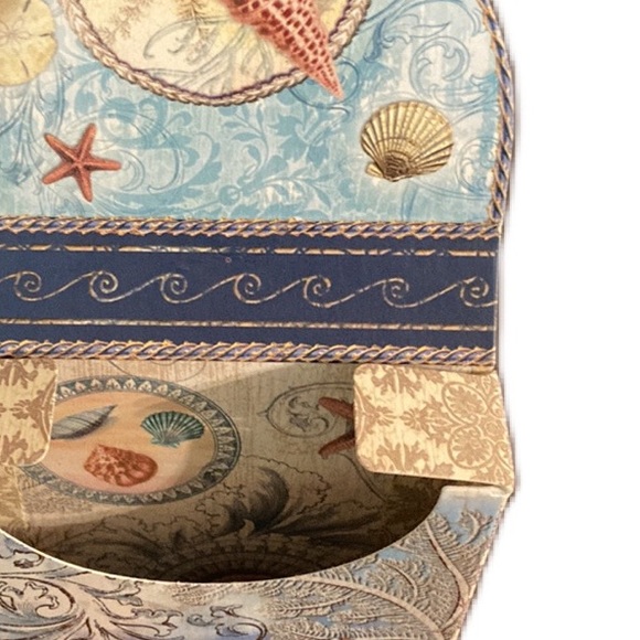 Punch Studio Seascape Keepsake Pouch - Picture 6 of 6